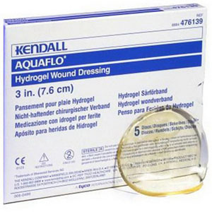 61476139 3 in. Dermacea Aquaflo Hydrogel Wound Dressing Disk