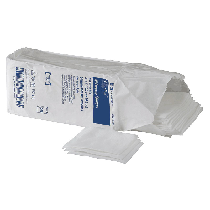 688043 3 x 3 in. Curity All Purpose Sterile Non Woven Sponge, 4 Ply