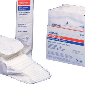 688047 4 x 4 in. Curity All Purpose Sterile Non Woven Sponge, 4 Ply