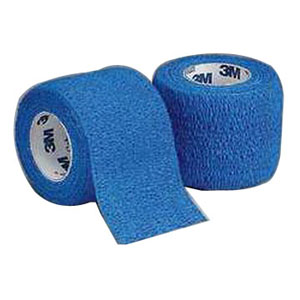 Picture of 3M 881581B 1 in. x 5 yards Coban Non Sterile Self-Adherent Wrap, Blue