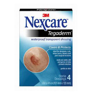 Picture of 3M 88H1626 4 x 4.75 in. Nexcare Tegaderm Transparent Dressing