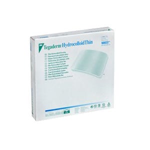 Picture of 3M 8890022 4 x 4 in. Tegaderm Hydrocolloid Thin Dressing with Outer Clear Adhesive