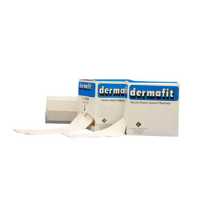 Picture of Molnlycke Health Care BV13193801 4.25 in. Dermafit Tubular Bandage Leg Knee & Thigh