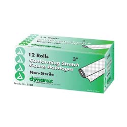 Dynarex DX3103 3 in. Self-Adhering Stretch Gauze Bandage