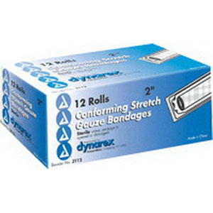 Dynarex DX3112 2 in. Self-Adhering Conforming Stretch Gauze Bandage