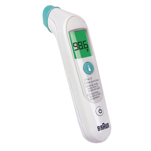 Picture of Kaz Usa KAZNTF3000US Braun No Touch Forehead Thermometer