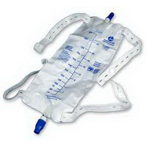 Picture of Amsino International MKAS309N Urinary Leg Bag with Twist-Turn Valve and Straps, Large - 900 ml.