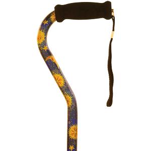 Picture of Alex Orthopedic MNT10910 Offset Handle Cane&#44; Celestial