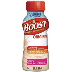 Picture of Nestle Healthcare Nutrition 8506763600 Boost Original Ready to Drink 8 oz&#44; Creamy Strawberry
