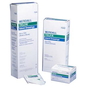 Picture of Kendall Healthcare 687550 4 x 4 in. Telfa Sterile Adhesive Island Dressing