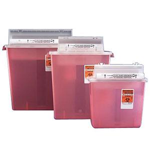 688537SA SharpStar In-Room Sharps Container Counter Balanced Lid, 12 qt.