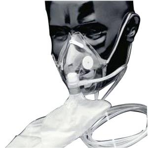 Salter Labs SA8145 Adult Oxygen Mask with Elastic Strap Style
