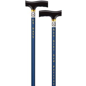 Picture of Alex Orthopedic 15282 Straight Cane with Fritz Handle&#44; US Navy
