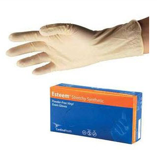 Picture of Cardinal Health - Med 558886DOTP Instagard Vinyl Exam Gloves - Small
