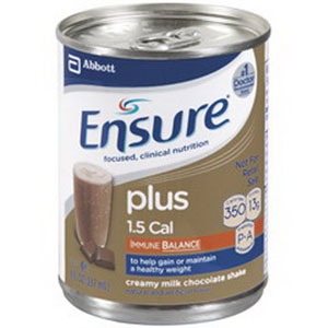 Picture of Abbott Nutrition 5257266 8 oz Ensure Plus Creamy Milk Chocolate Retail