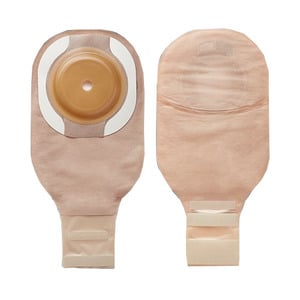 508665 15 in Premier Soft Convex Drainable Pouch with Filter  Flextend Skin Barrier Beige