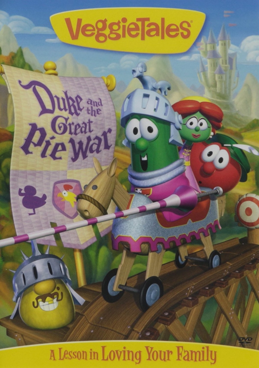 Picture of TCFHE SMV D58864D Veggie Tales-Duke & the Great War DVD with A Coloring Activitnla