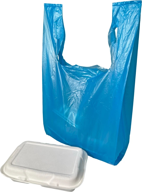 Picture of International Plastics MB-T-24BL 11.5 x 6.5 x 21 in. HD T-Shirt Bags - Blue - Pack of 1000