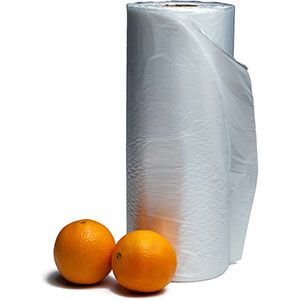 12 x 17 in. Clear Plain Produce Bag on Roll - Case of 3200