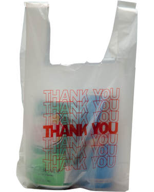Picture of International Plastics MB-T-12TK 6 x 3 x 12 in. White HD Thank You Bag - Case of 2000