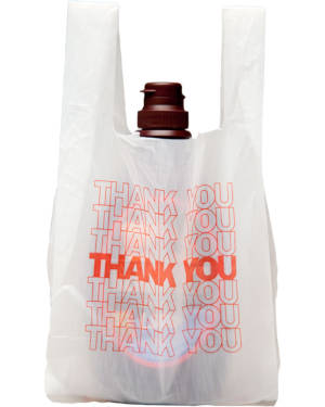 Picture of International Plastics MB-T-15TK 6 x 4 x 15 in. White HD Thank You Bag - Case of 2000
