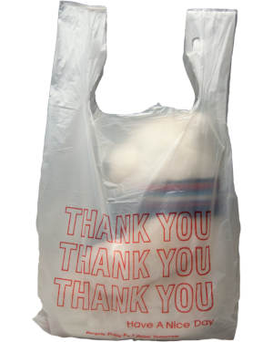 Picture of International Plastics MB-T-22TK-H 0.16 White HD Thank You Shopping Bag - Case of 1000