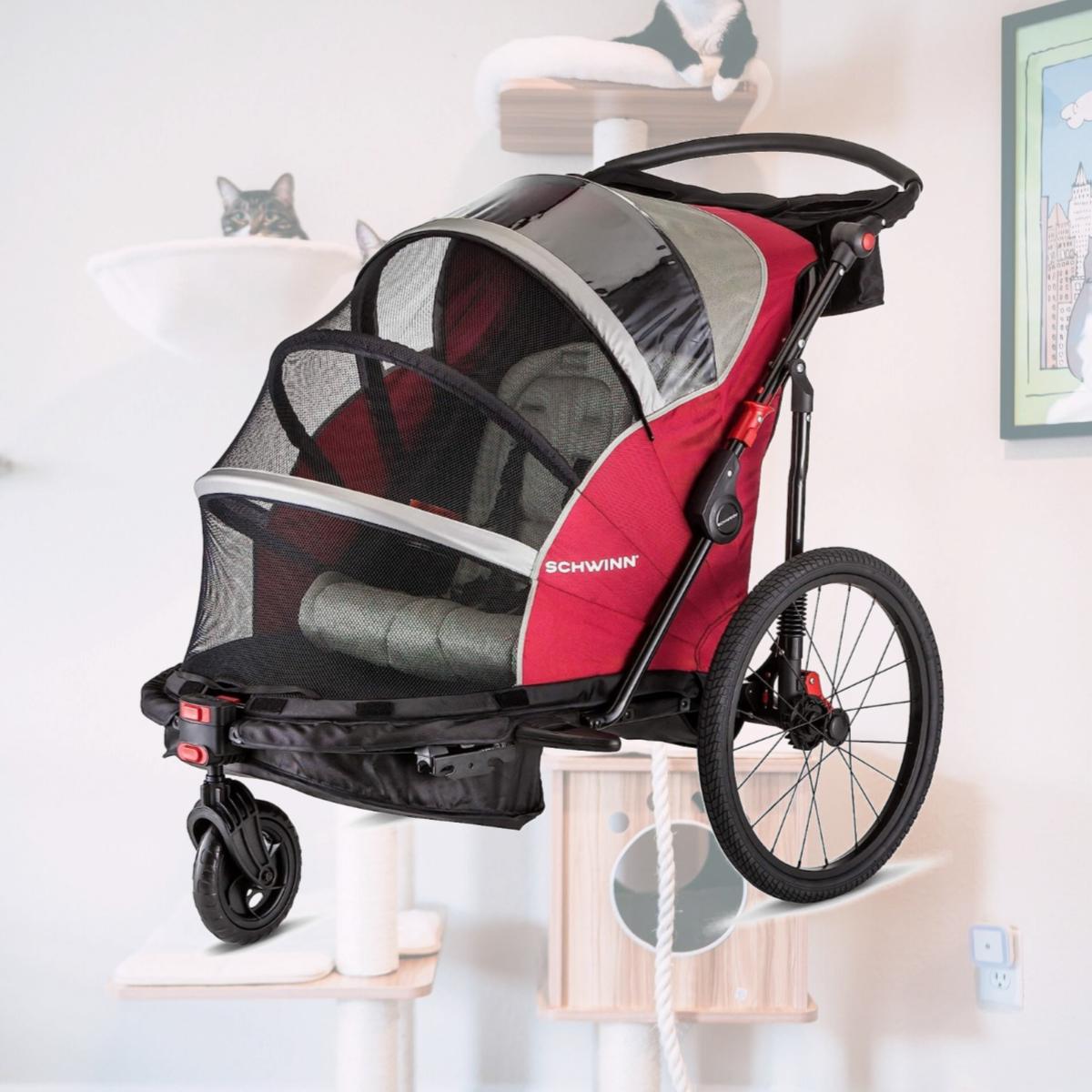 Picture of Schwinn 12-SC523B 80 lbs Echo & Trailblazer Child Bike Trailer&#44; Red
