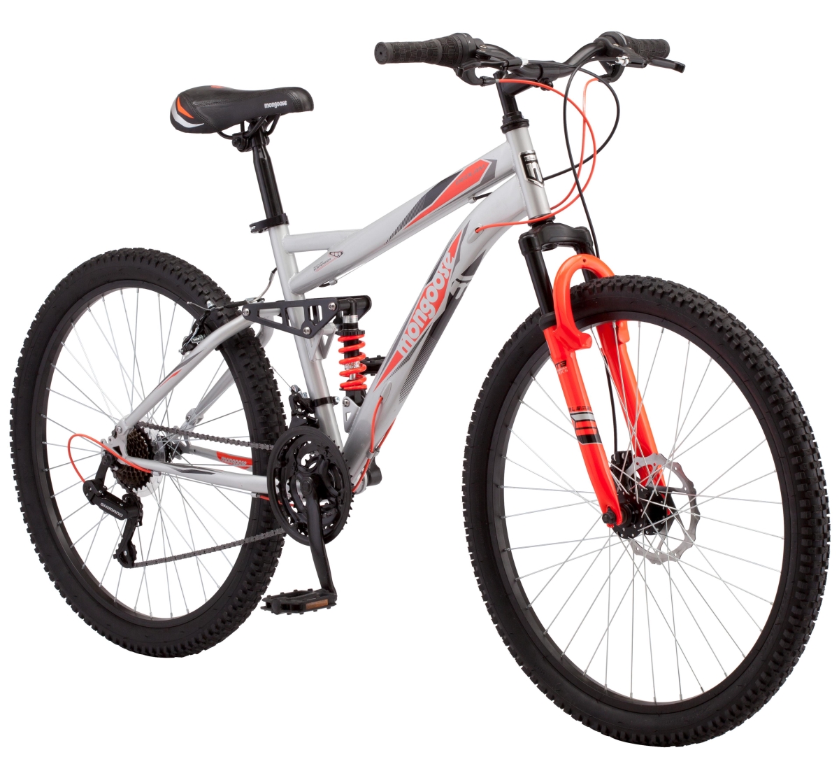 mongoose 21 speed dual suspension