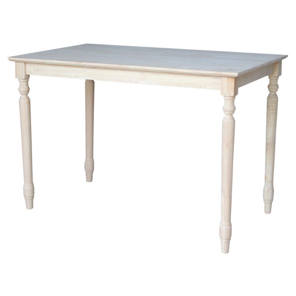 Picture of InternationalConcepts K-3048-336T Solid Wood Top Table - Turned Legs