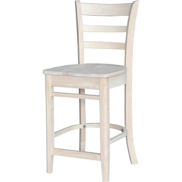 Picture of International Concepts S-6173 Emily Barheight Stool&#44; Uned