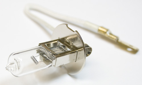 H3 H3 Clear, Halogen 35W Bulb for Spotlamps