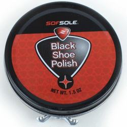 82093 1.5 oz Shoe Polish Tin, Black