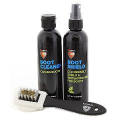 Boot Care Kit with Waterproofer, Cleaner & Brush