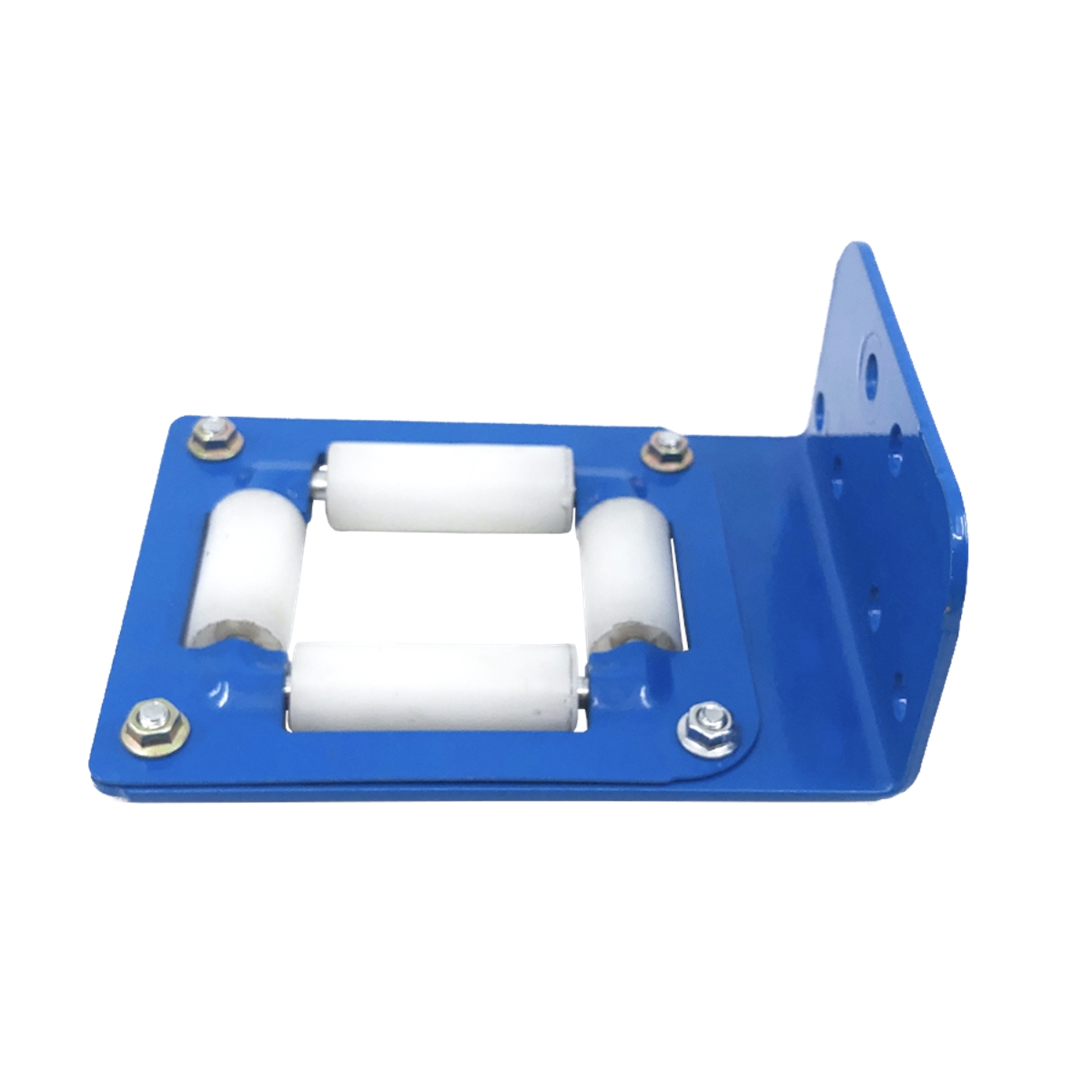 75 x 65 ft. Hose Reel Roller Guide Set with Blue HD Reels
