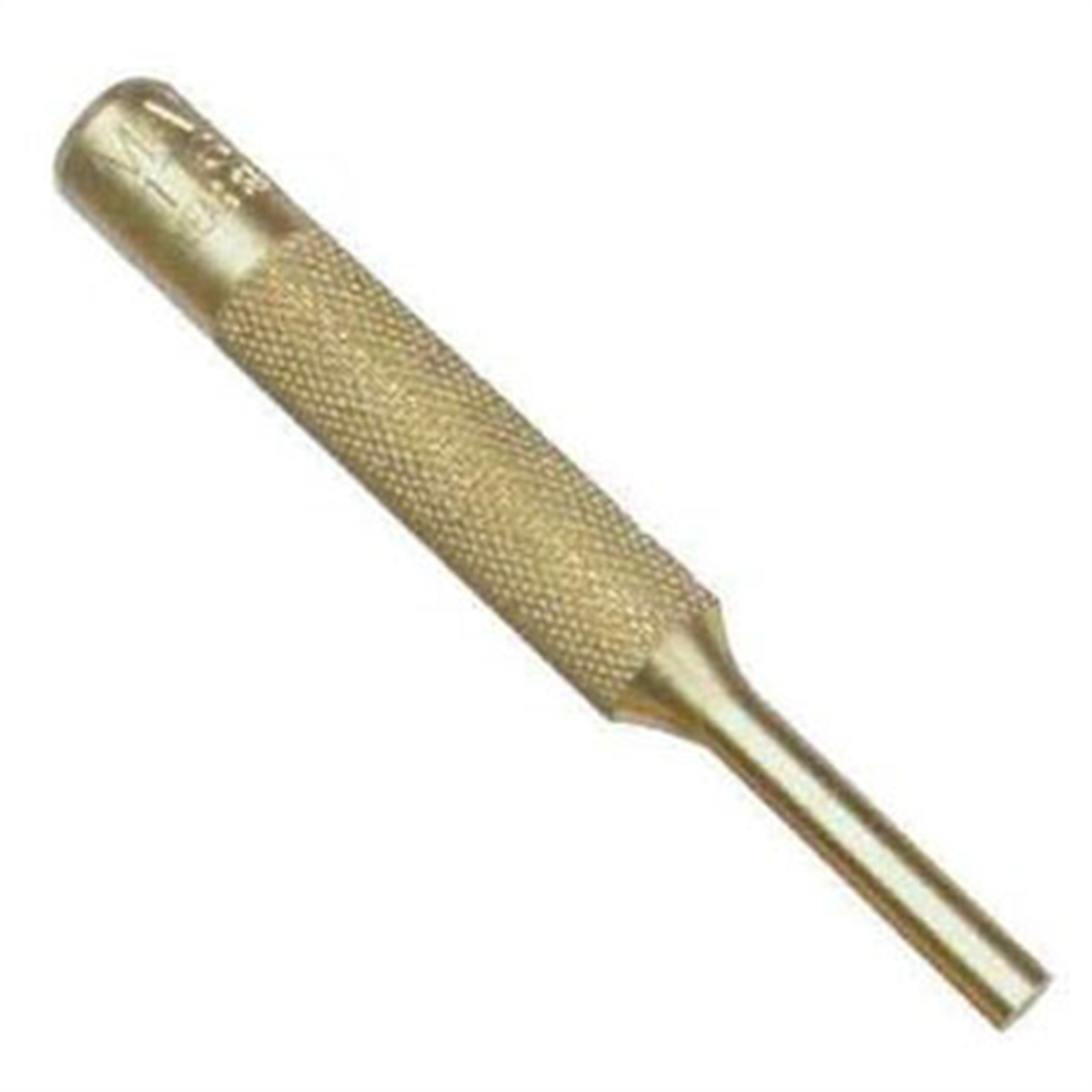 Picture of Mayhew MAY25703 0.12 x 4 in. Long Brass Pin Punch, Knurled Finish