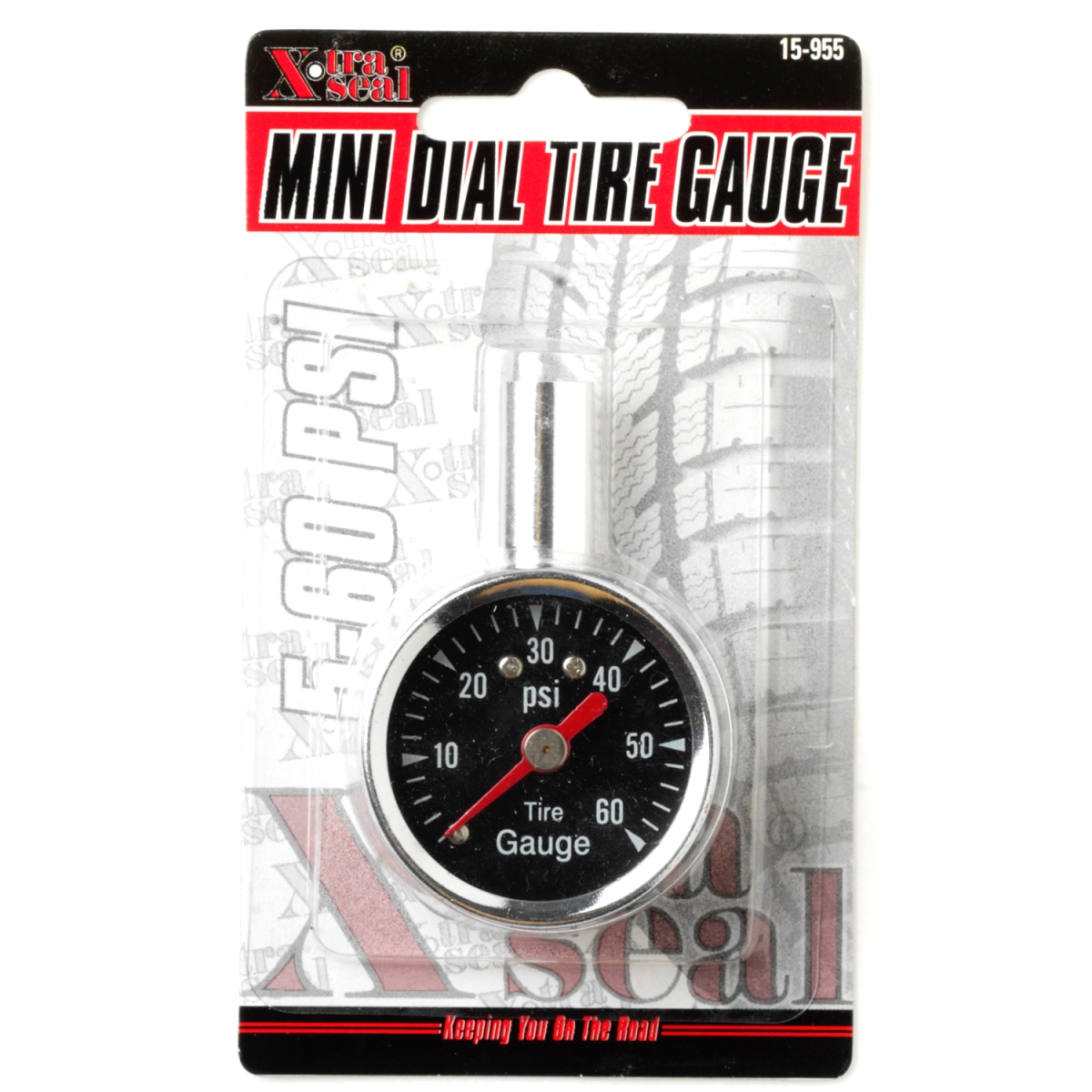 Picture of 31 XSL15-955 5-60 PSI Mini Dial Carded Tire Gauge