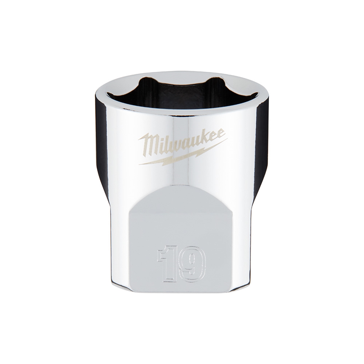 Picture of Milwaukee Tools MLW45-34-9089 0.37 in. Drive Socket Metric Standard&#44; 19 mm
