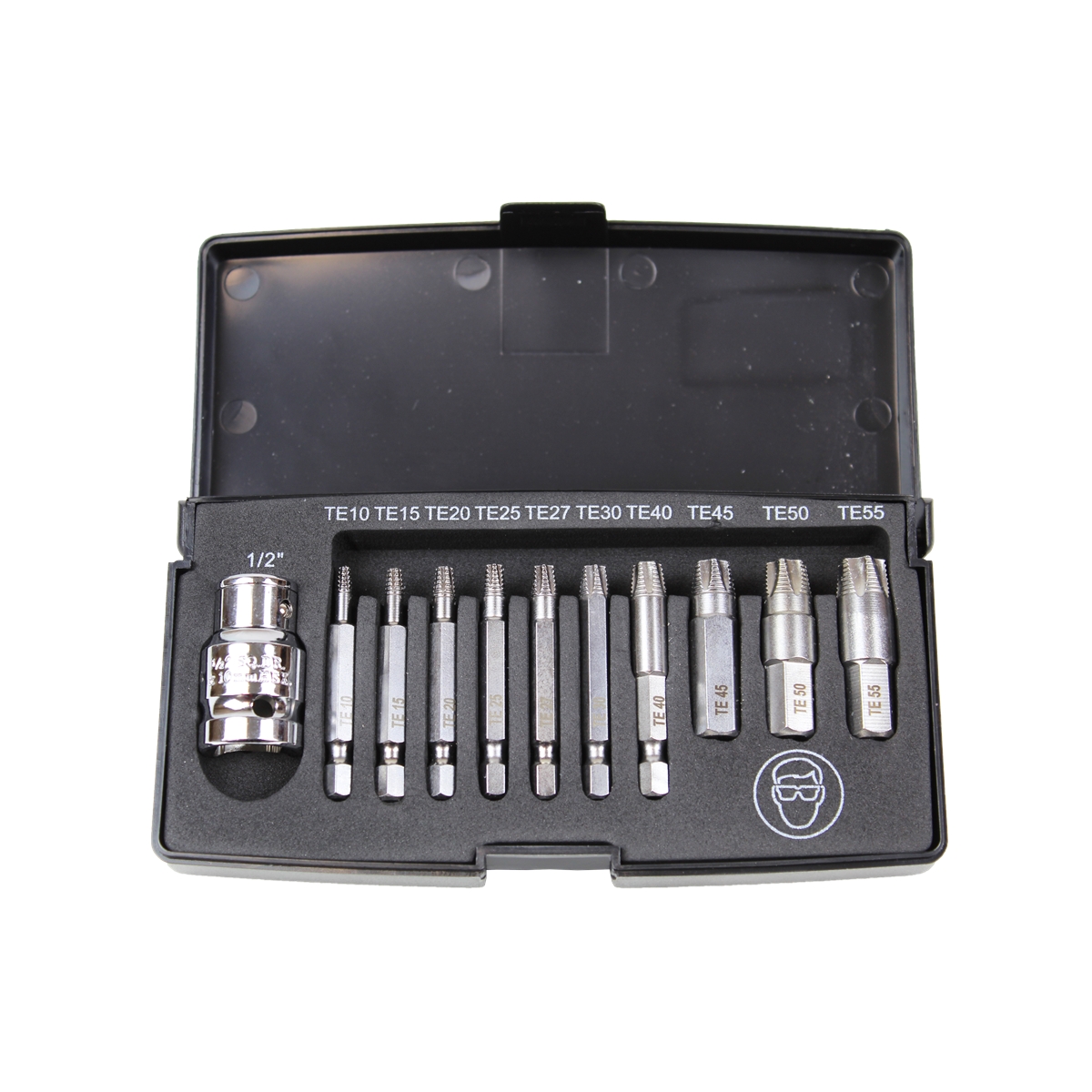 K Tool International KTI75410 Damaged Torx Screw Extractor Set - 11 Piece