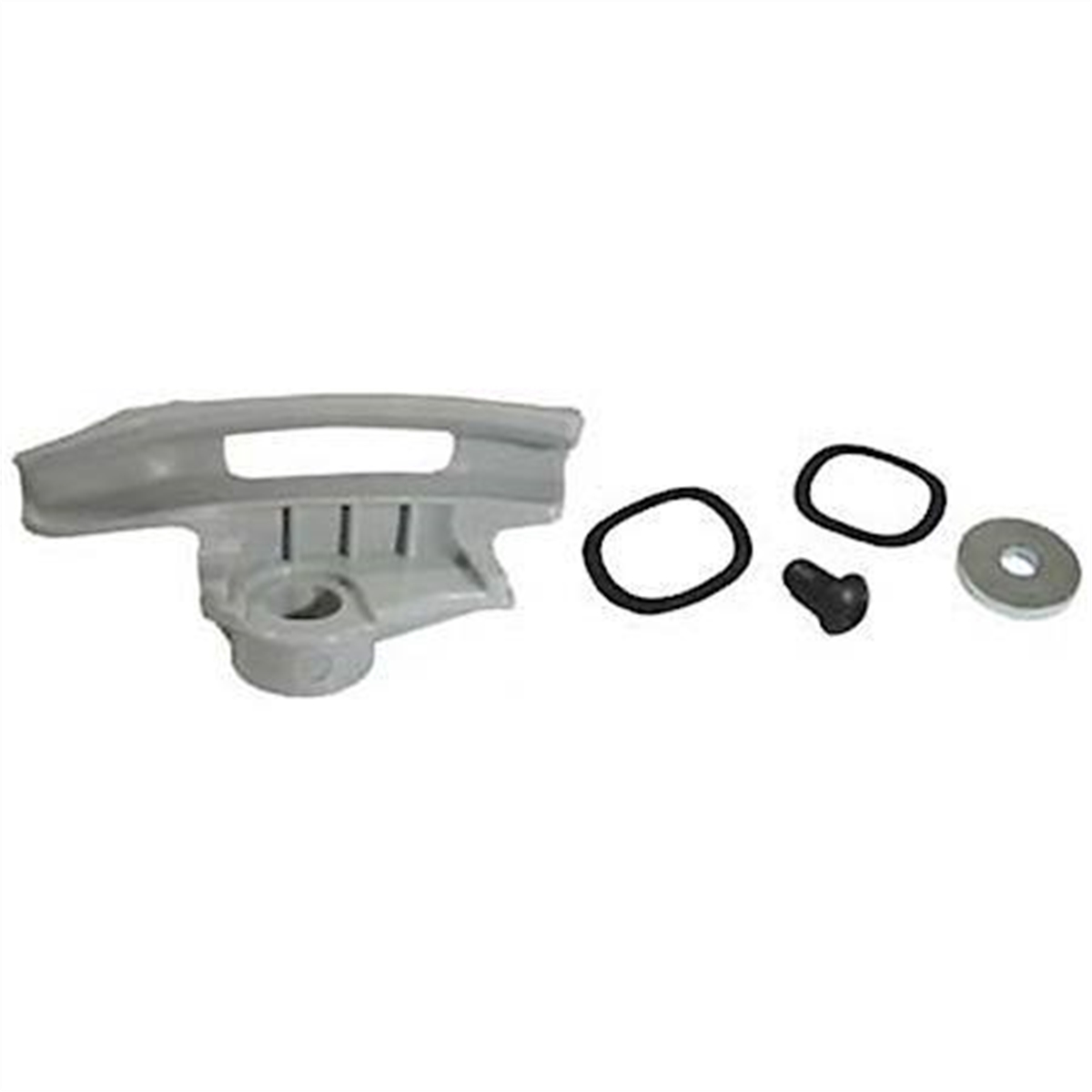 Demount Head & Low Profile Tires for Use with Wheels Larger Lip Mount, Grey Nylon