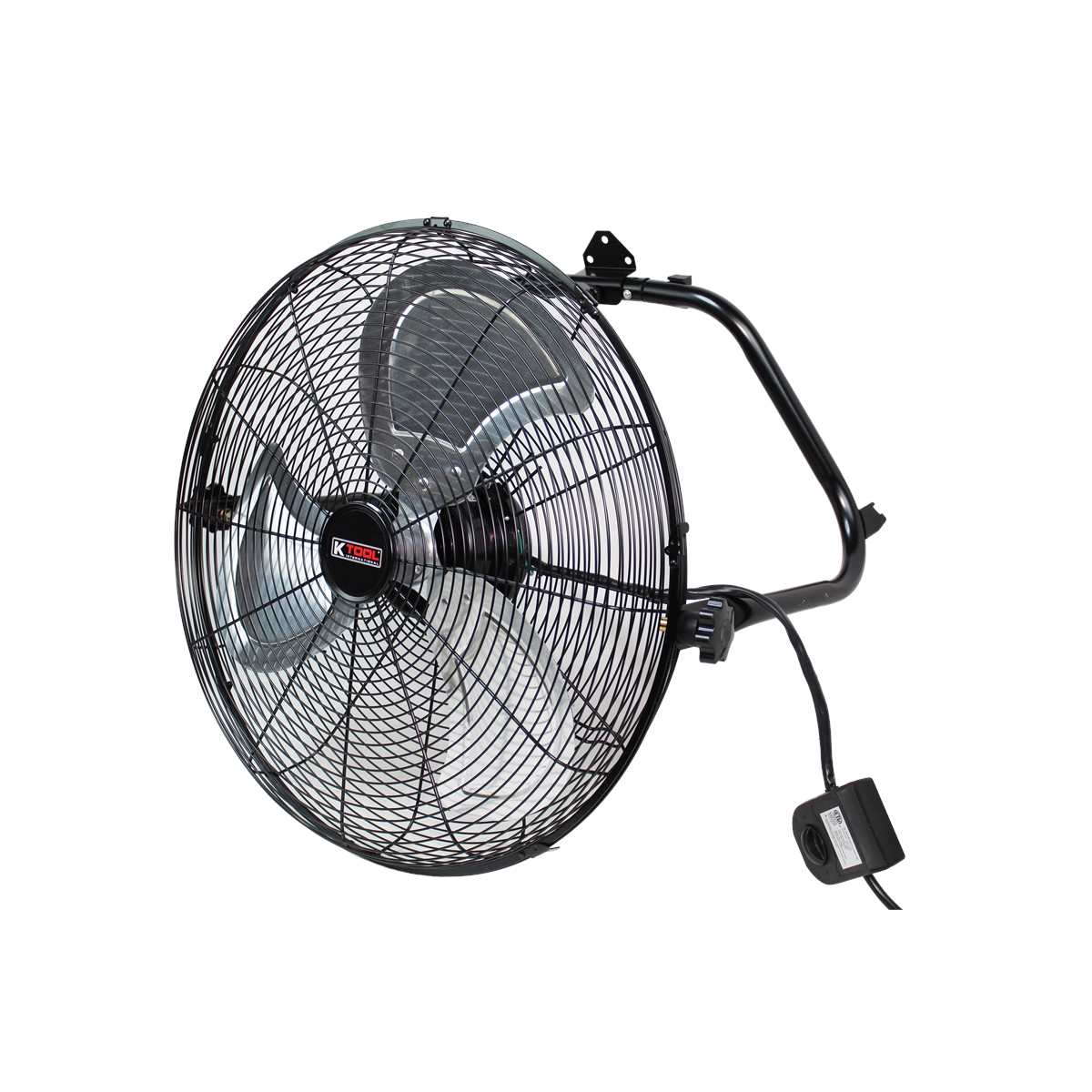 Picture of K Tool International KTI77722 20 in. High Velocity Industrial Floor Fan with Wall Mount