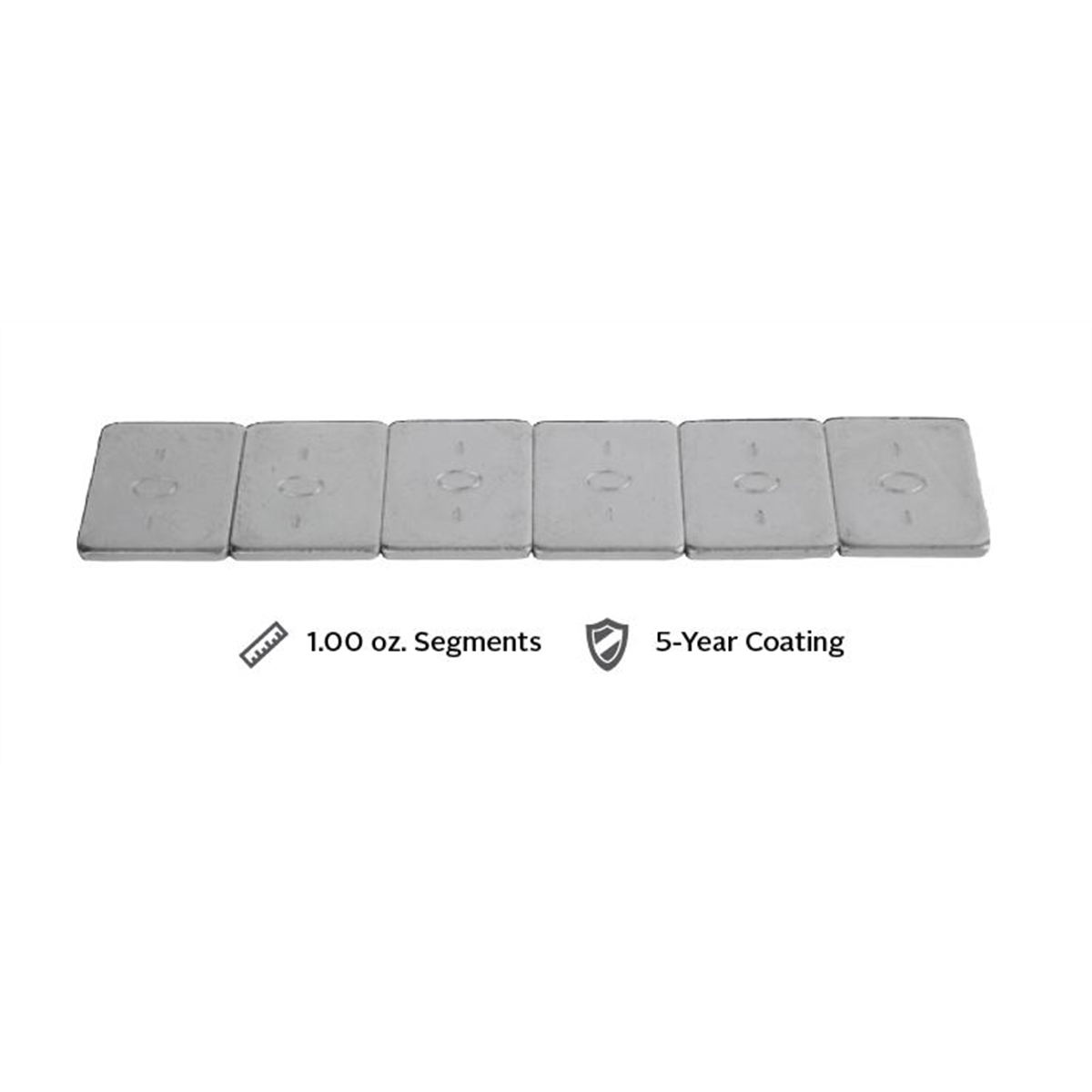 1 oz Low Profile Steel Stick Wheel Weight