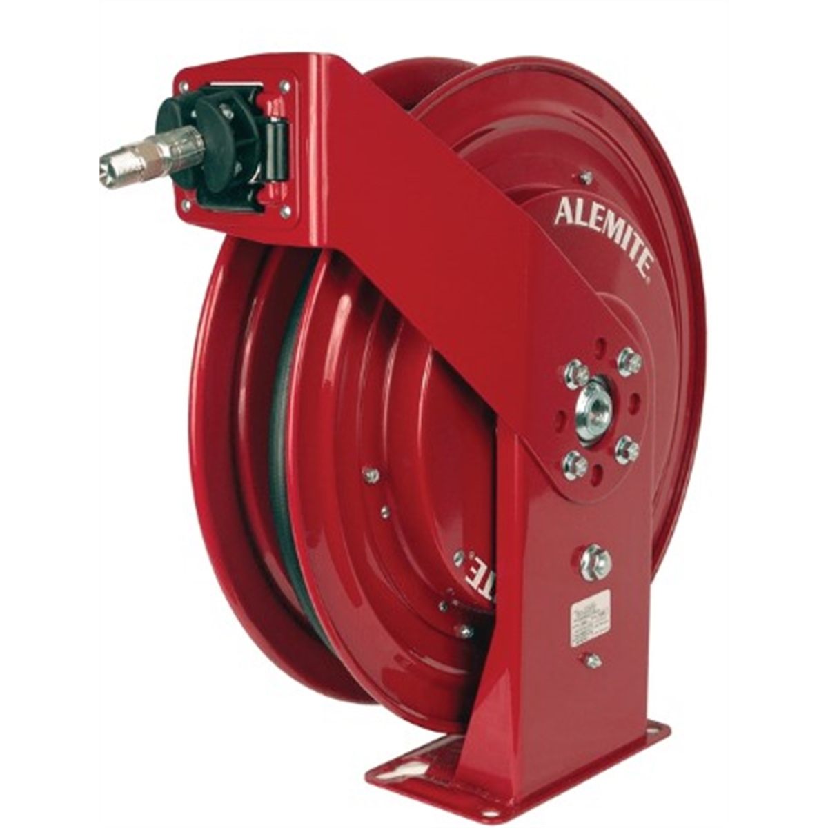 50 ft. Heavy Duty Hose Reel for 0.25 in. NPTF Outlet Grease