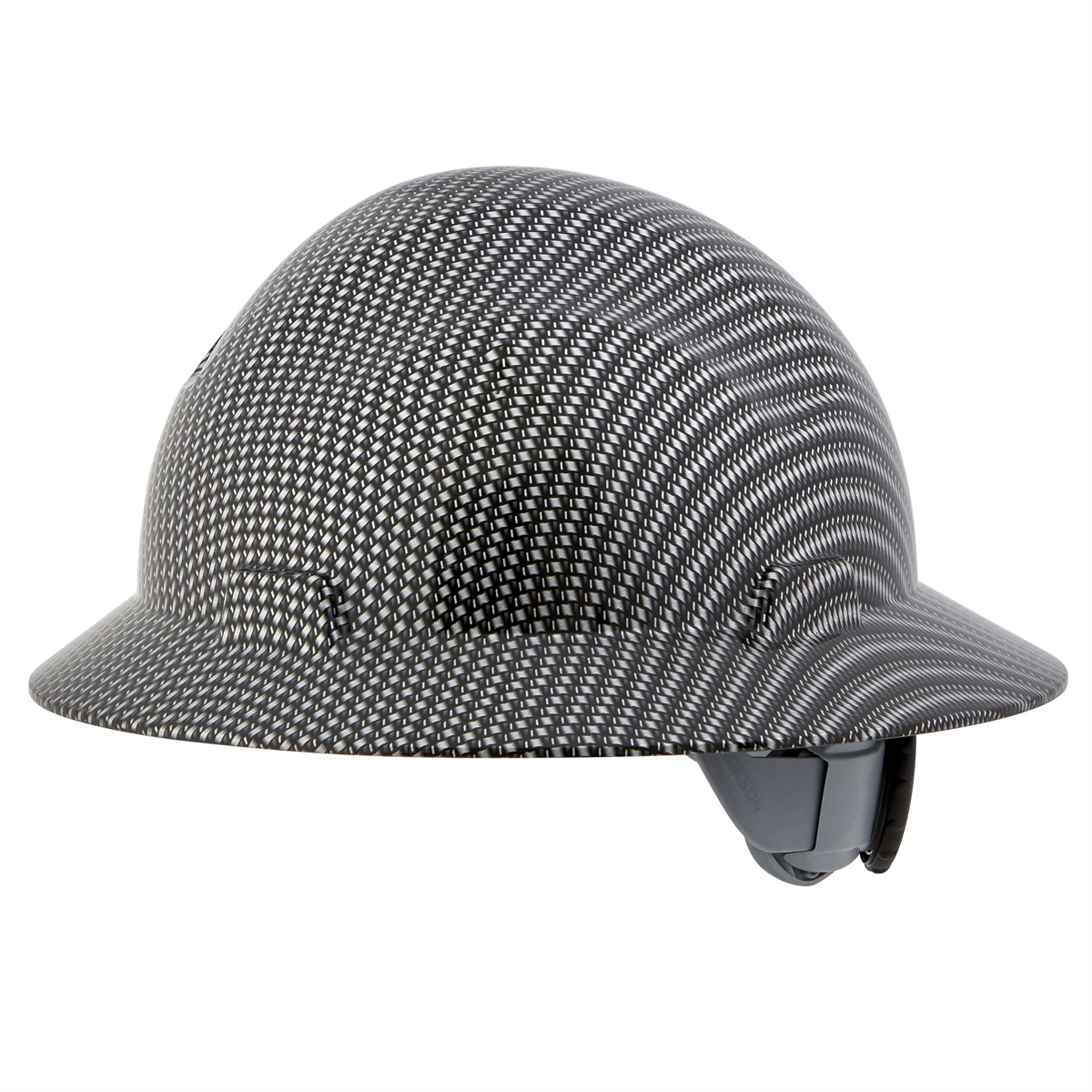 SRW20600 Non-Vented Composite Wrap Blockhead FG Full Brim Hard Hat, Black