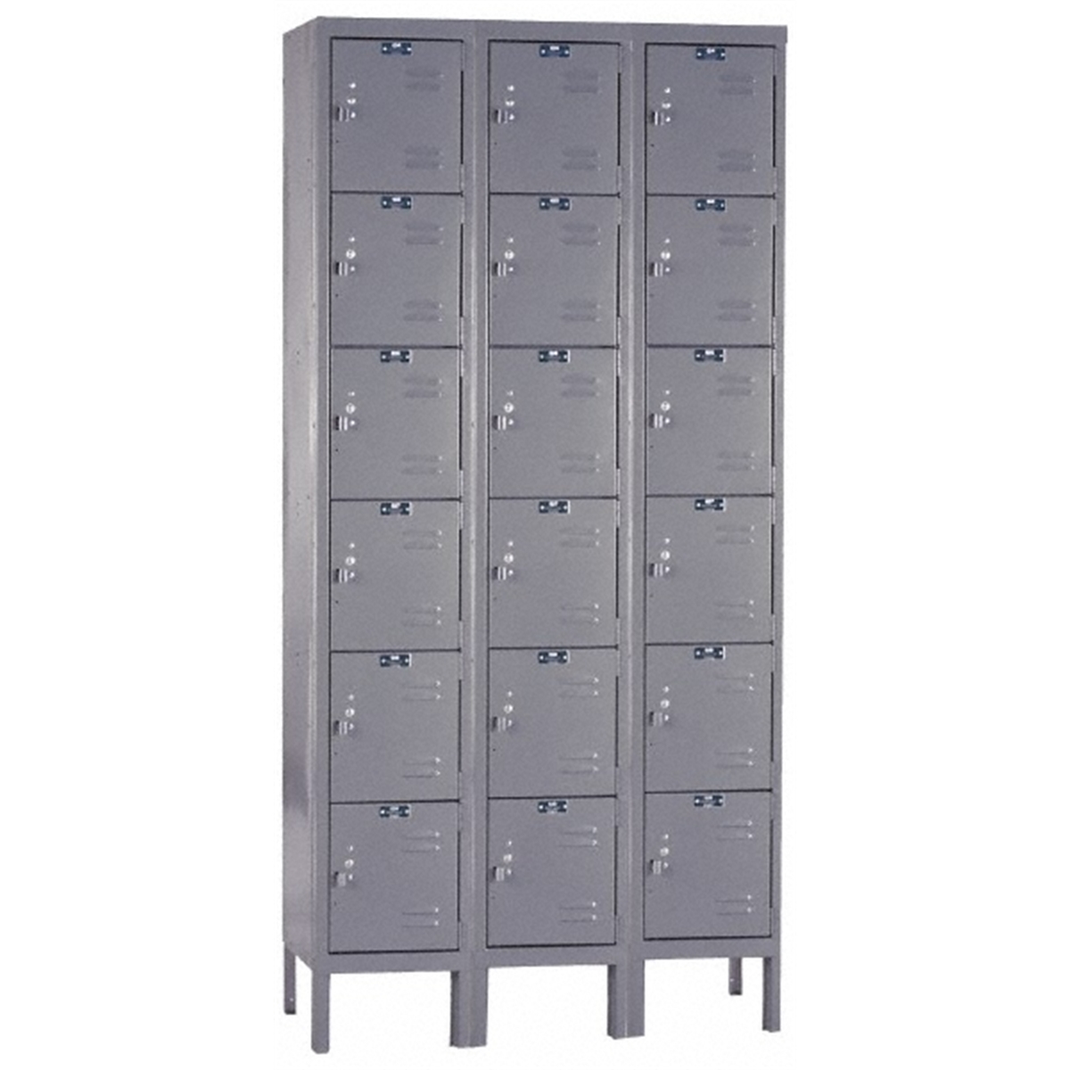 MRO65171068 78 x 36 x 18 in. 18 Door Openings Premium Box Lockers, Gray