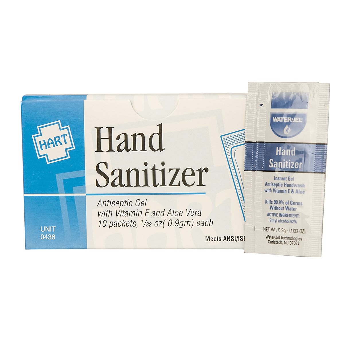 Picture of Chaos Safety Supplies CSU436 0.03 oz Hand Sanitizer Antiseptic Gel, Pack of 10