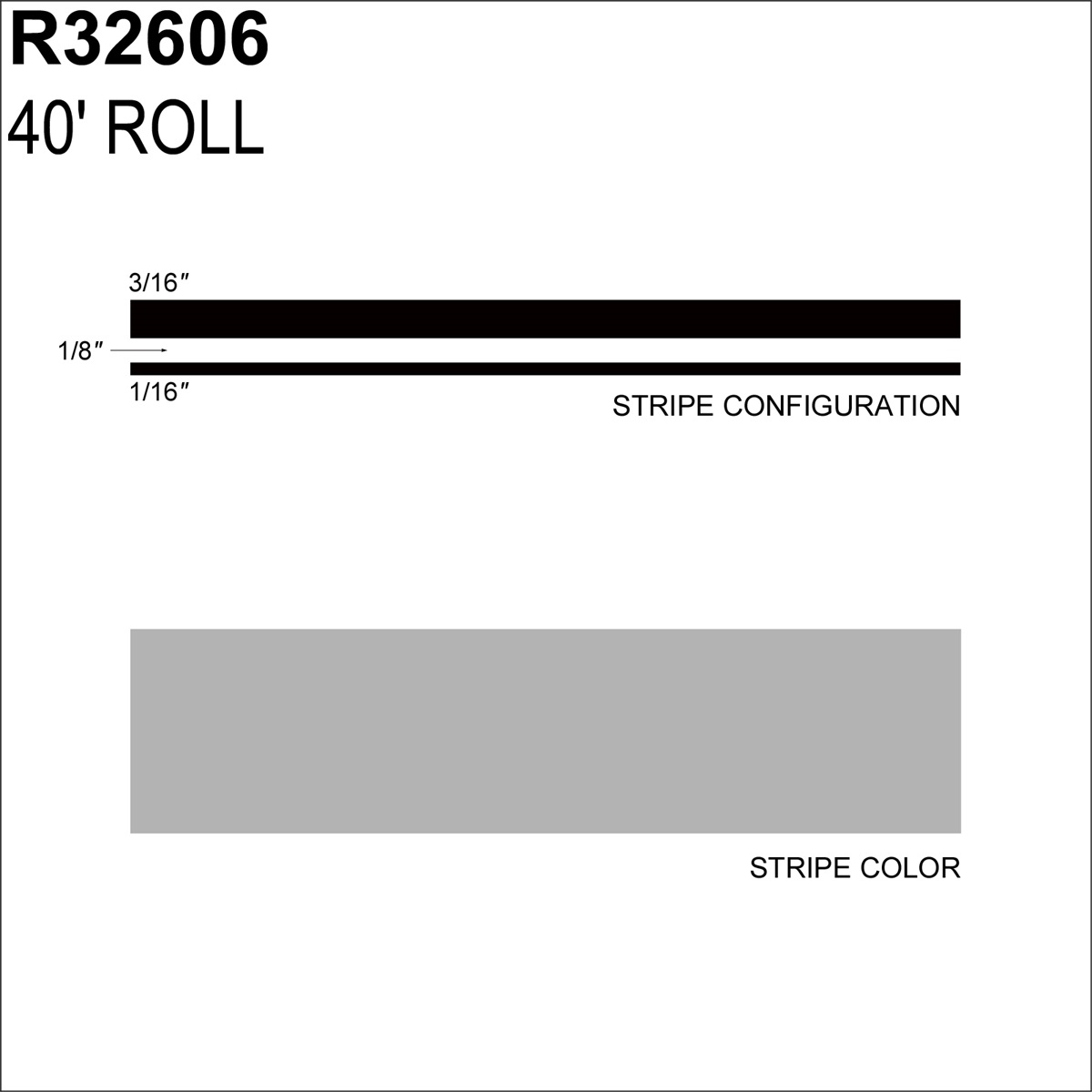 0.37 in. x 40 ft. MS Silver Metallic Adhesive