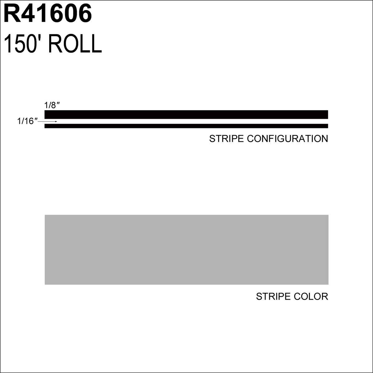 0.25 in. x 150 ft. MS Silver Metallic Adhesive