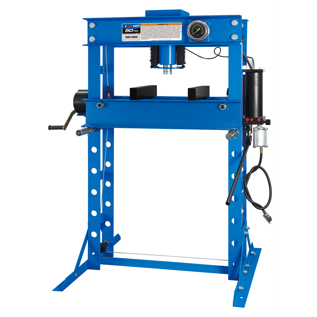 K Tool International KTIHD63650 50 Ton Air & Hydraulic Shop Press