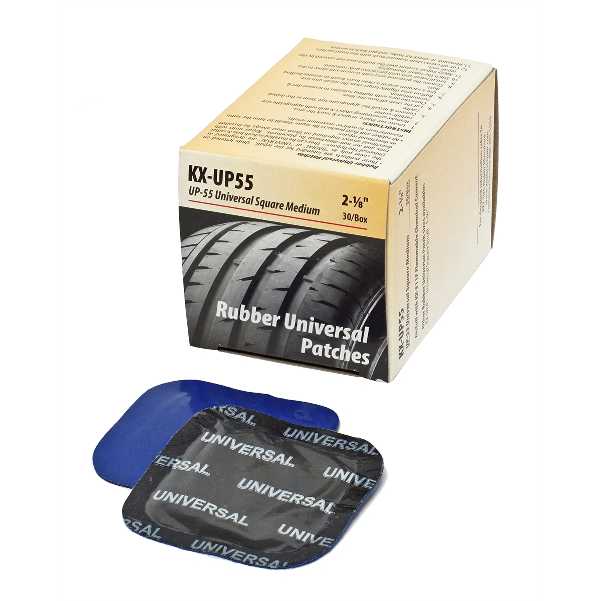 2.125 in. Square Universal Patch - Box of 30
