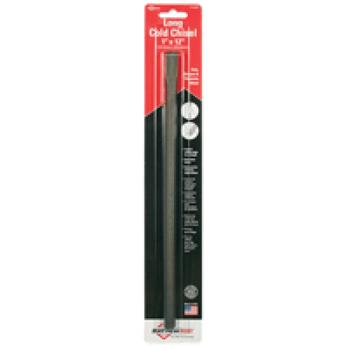 MAY12402 1 x 12 in. Carded Cold Chisels